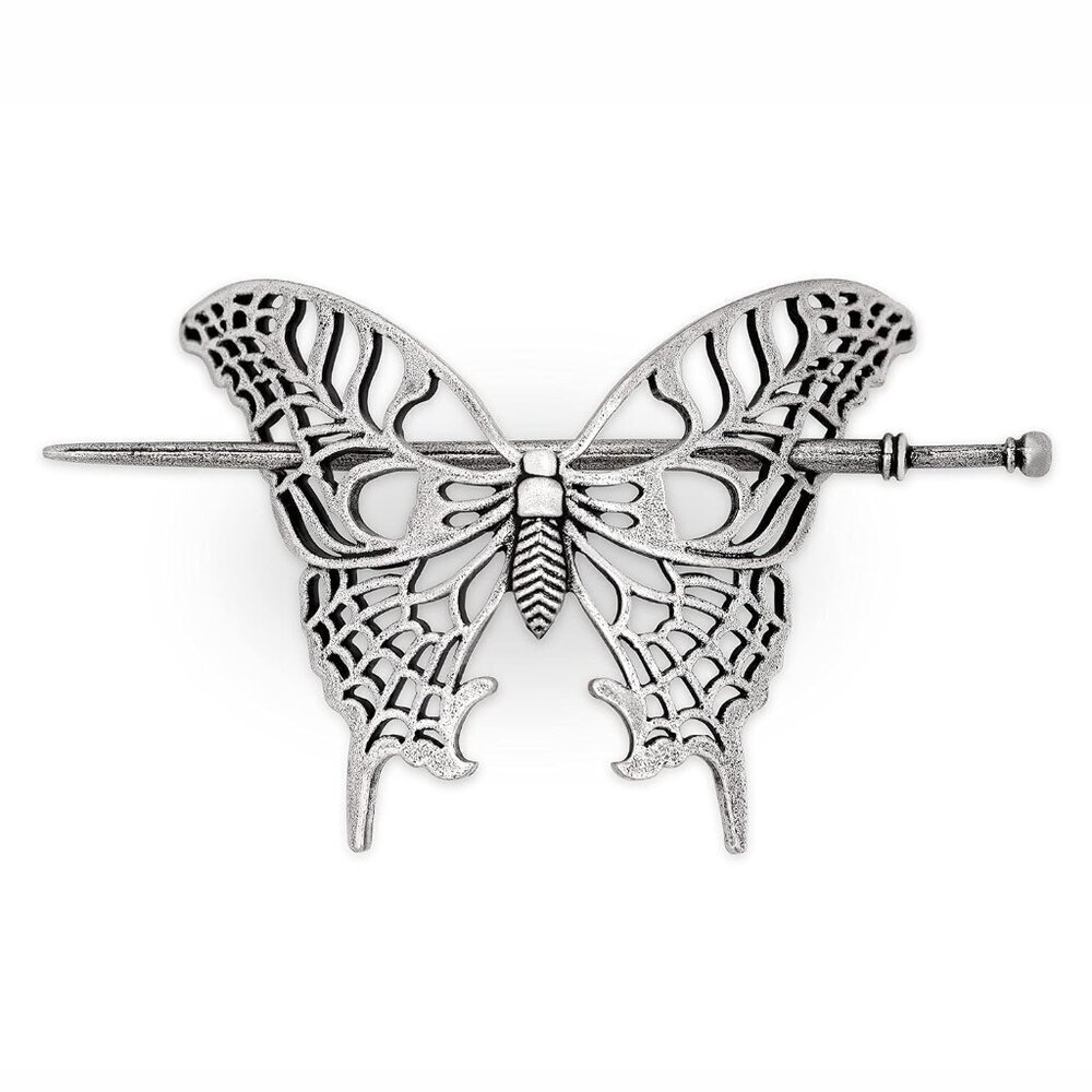 Vintage Butterfly Hairpin Antique Metal Alloy Hair Accessory for Women